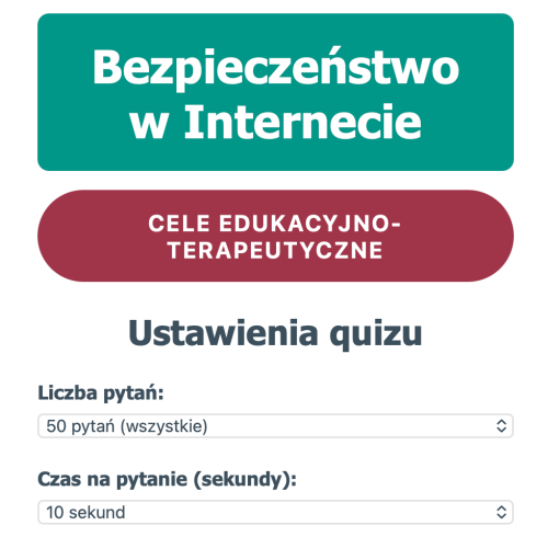 Bezpieczny Internet - quiz
