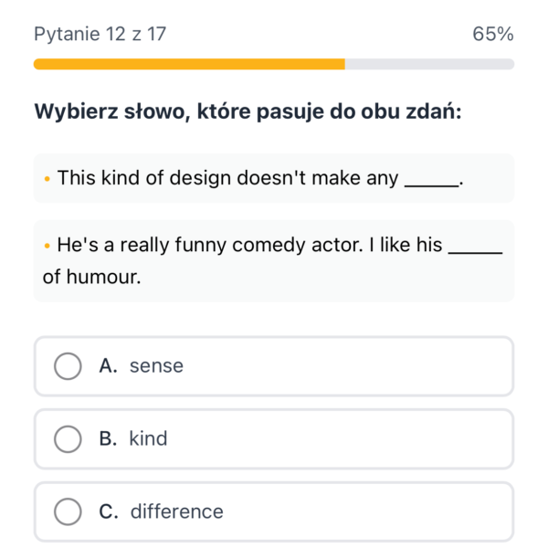 quiz_luki_PP Uzupełnianie luk - quiz maturalny