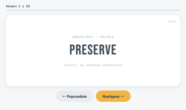 100 słówek do matury z języka angielskiego – poziom podstawowy – Pakiet PDF + wersja interaktywna