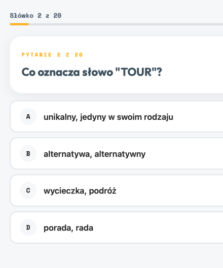 100 słówek do matury z języka angielskiego – poziom podstawowy – Pakiet PDF + wersja interaktywna