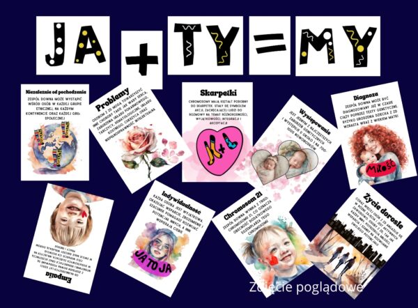 Gazetka edukacyjna: Dzień Osób z Zespołem Downa – JA + TY = MY (e-book)