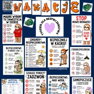 Tydzień dla bezpieczeństwa - gazetka „Bezpieczne wakacje” (e-book)