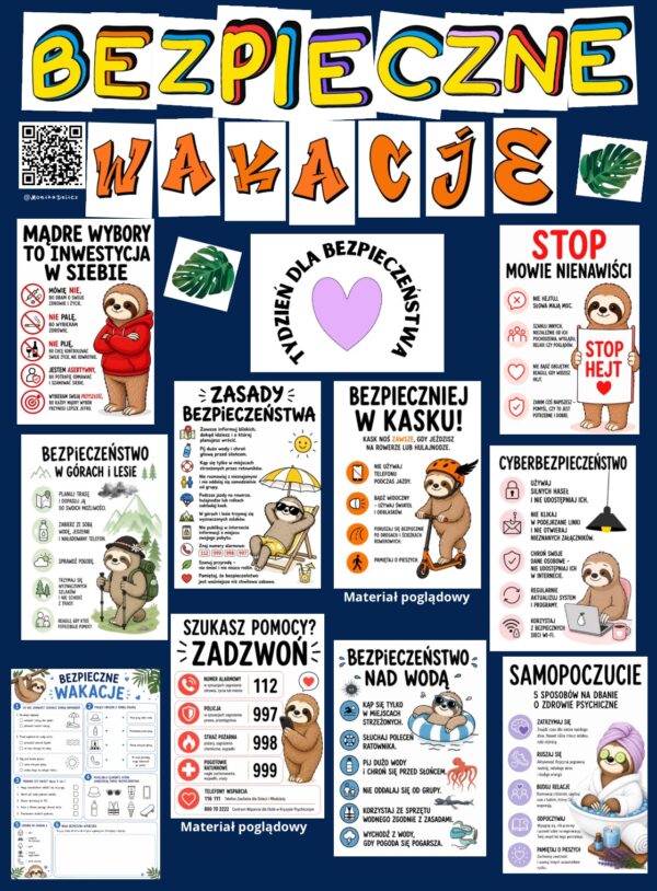 Tydzień dla bezpieczeństwa - gazetka „Bezpieczne wakacje” (e-book)