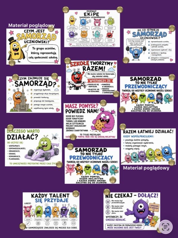 Screenshot Samorząd Uczniowski – gazetka edukacyjna (e-book)