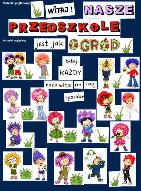Witaj szkoło 1 Gazetka całoroczna/na rozpoczęcie roku szkolnego – „Nasza klasa jest jak ogród – tutaj każdy rozkwita na swój sposób”(e-book)