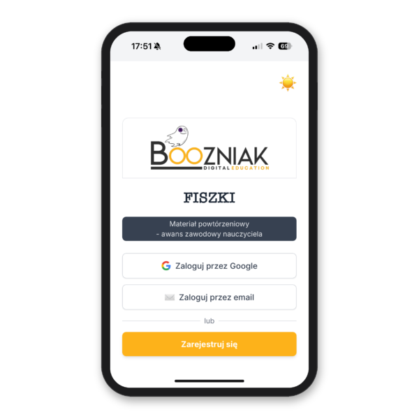 Fiszki „Tylko 10 pytań dziennie - awans zawodowy nauczyciela” 